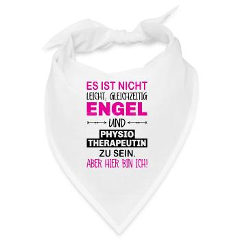 Physiotherapeutin Geschenke Physiotherapeut Physio - Bandana - Weiß - Vorne