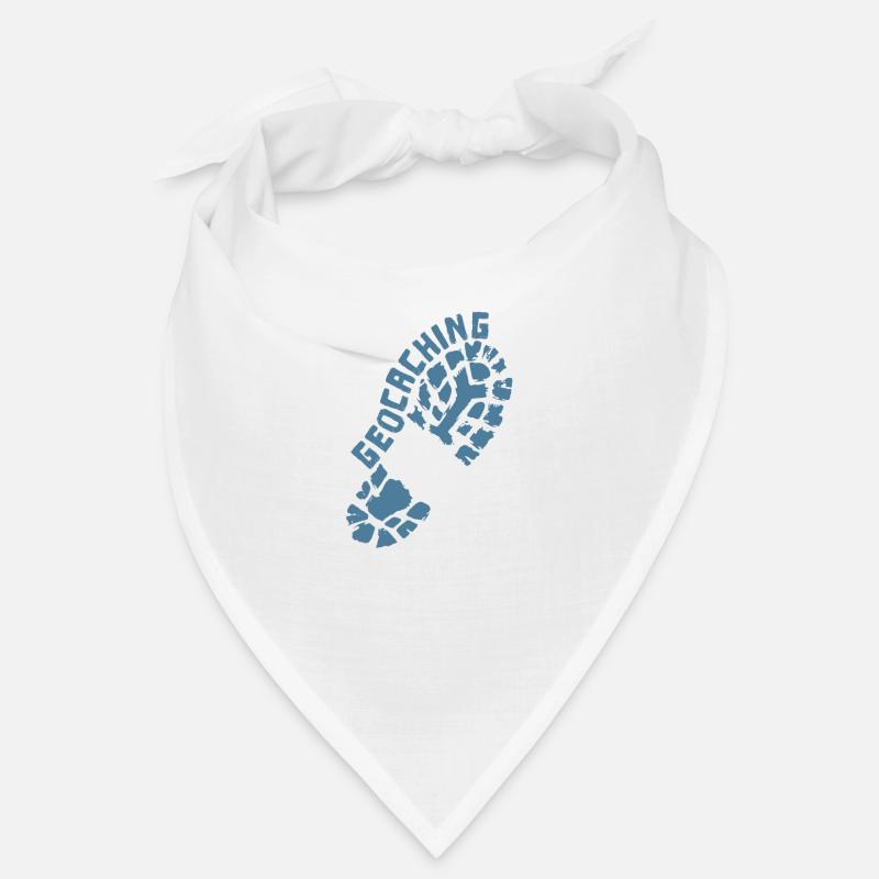 Geocaching empreinte chaussures Bandana