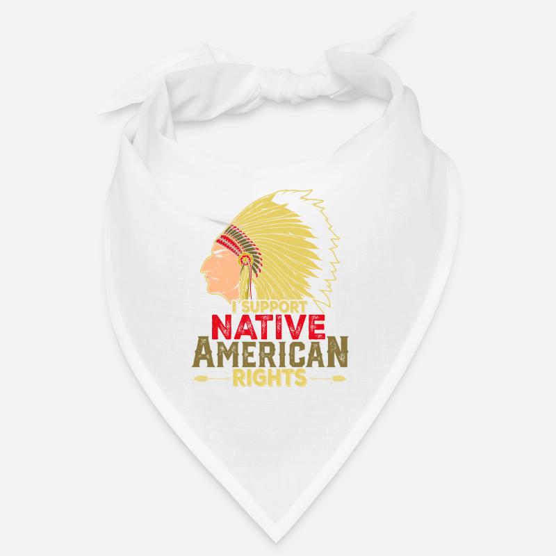 Native American Quote I Support Native Bandana