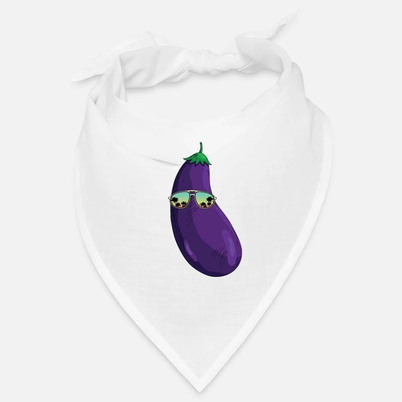 Cool eggplant Bandana