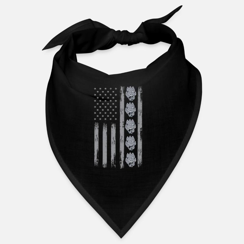 Cueillette de champignons DE MORILLES des États-Unis Bandana