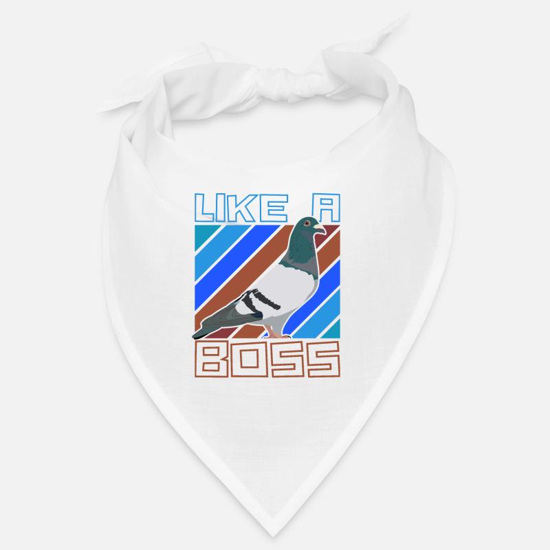 Like a Boss - Lustige Taube Spruch mit Vogel Bandana