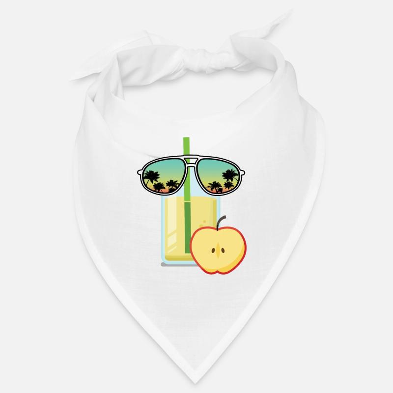 Apple juice with sunglasses Bandana