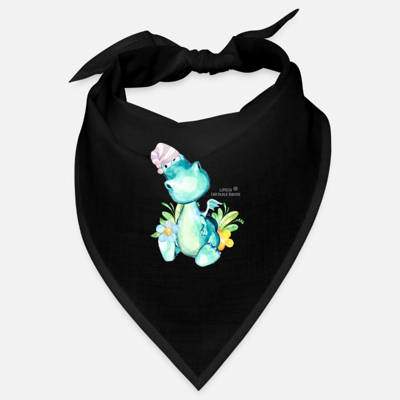 watercolored Urmeli / Pastel blue Bandana