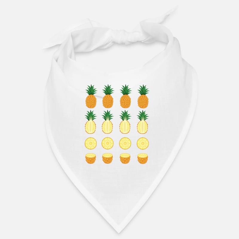 Ananas - Bandana - blanc