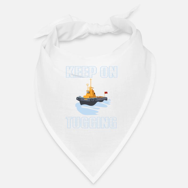 Schleppschiff Schlepper - Bandana - Weiß
