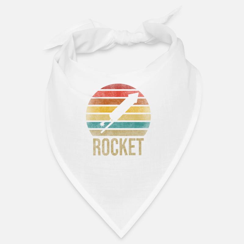Fireworks Boom Rocket Going Up Launch Retro Bandana