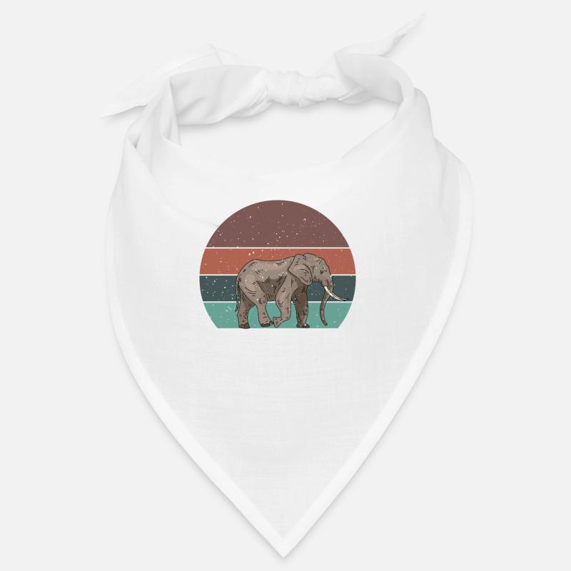 Eléphant rétro Bandana