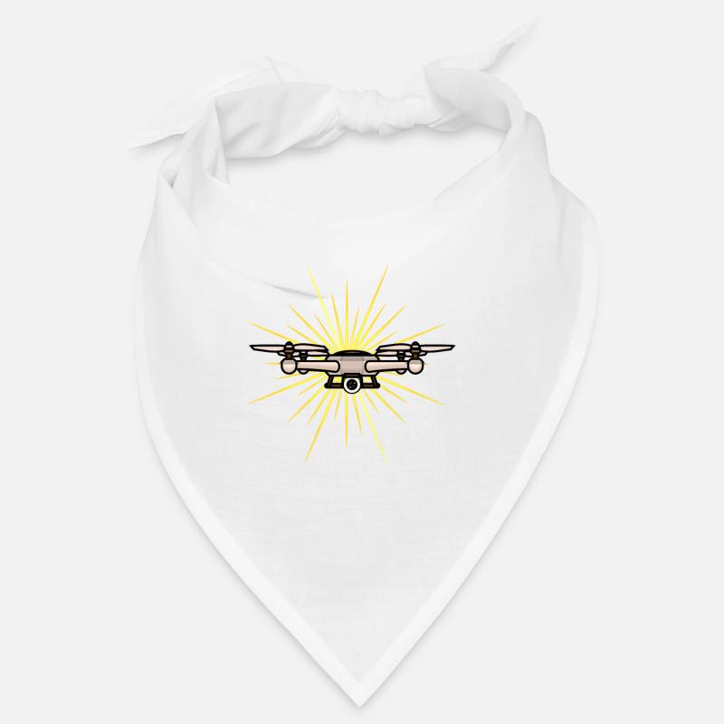 Fly High Camera Spy Enregistreur caché - Bandana - blanc