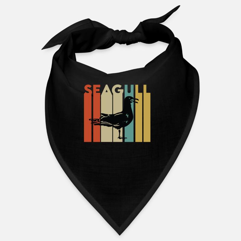 Retro Seagull T-Shirt Bandana