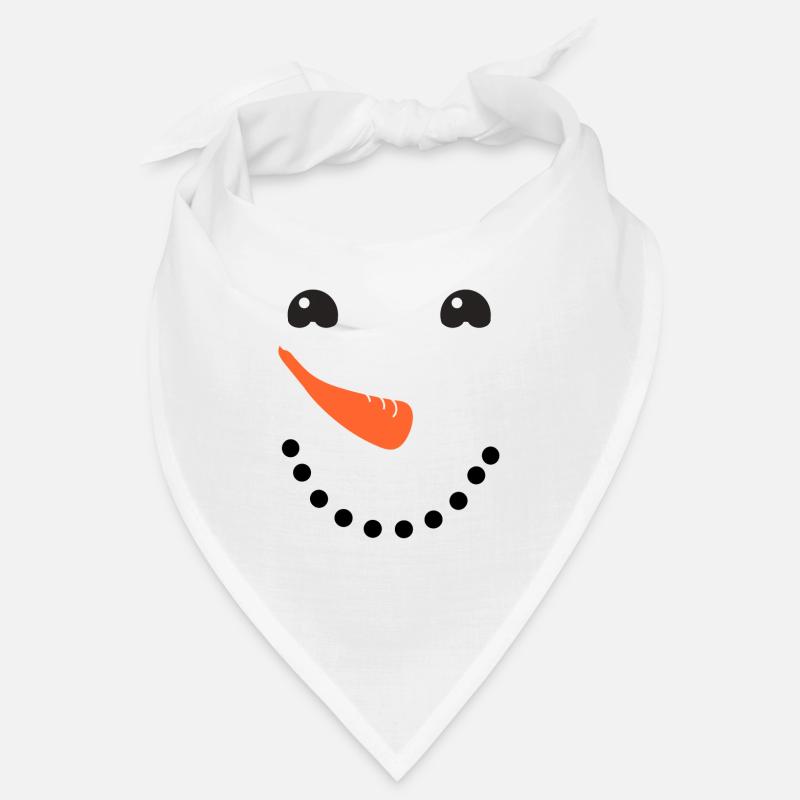 Schneemann Gesicht Bandana