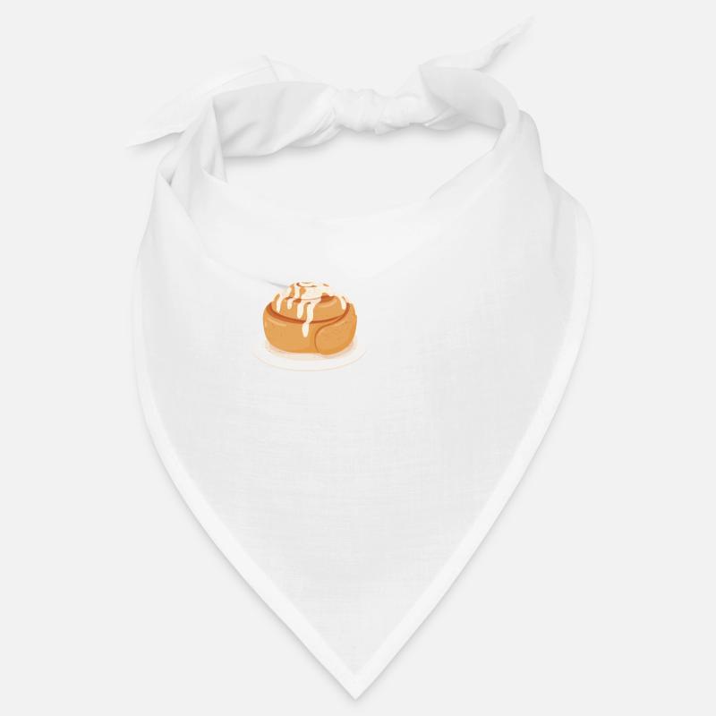 Drôle de conception de rouleaux à la cannelle Bandana