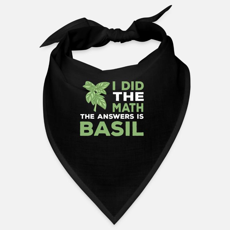 Funny basil design Bandana
