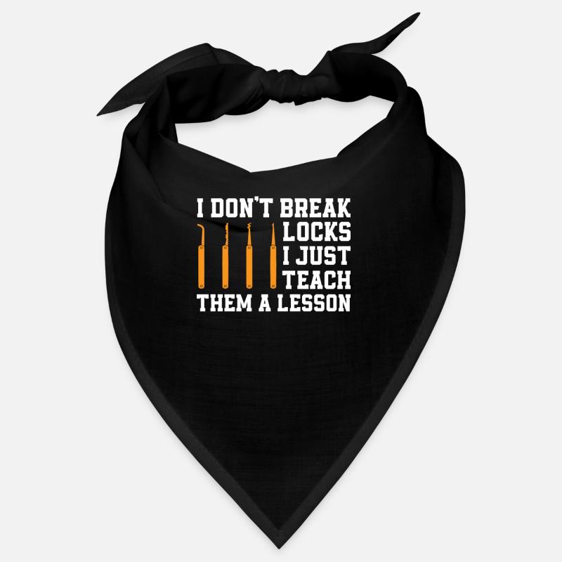 Funny Lock Picking Gift Bandana