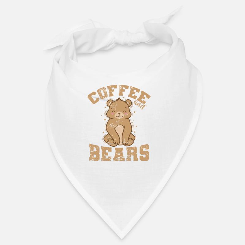 Café et ours Animal forestier Bandana