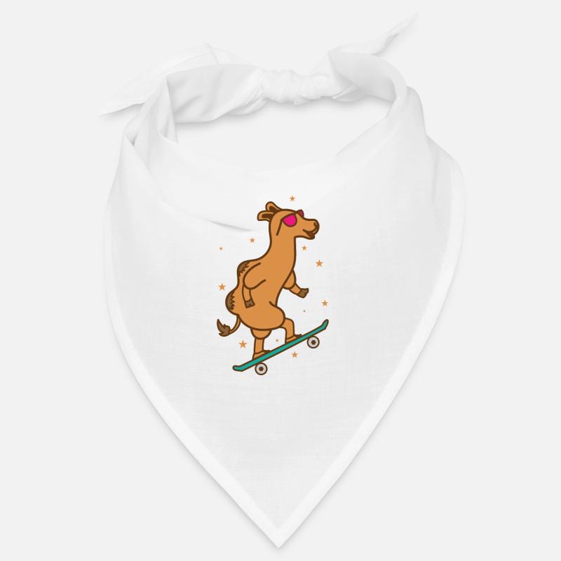 Camel on the skateboard dromedary Bandana