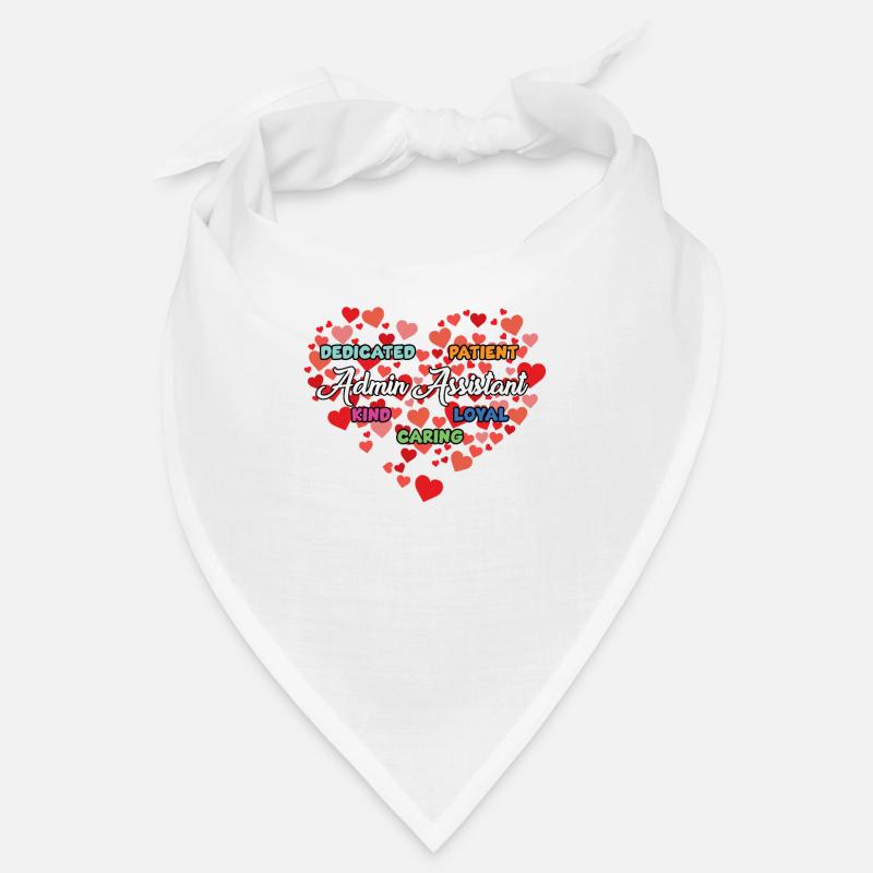 Cute admin assistant heart Bandana