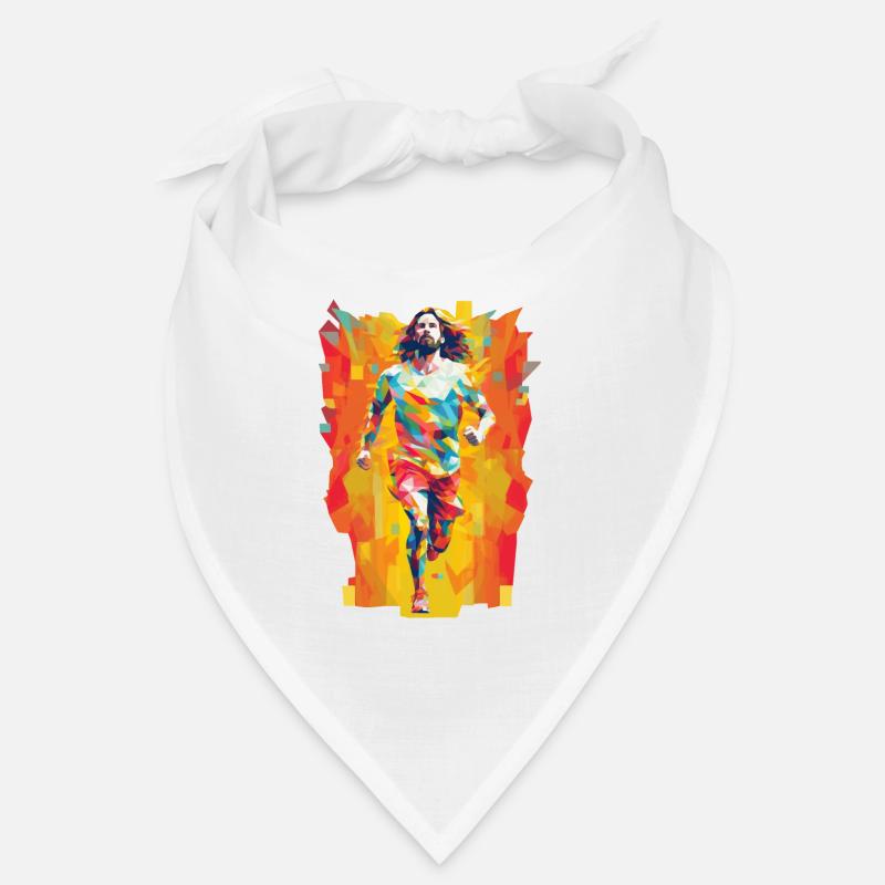 Team Jesus Low Poly christlicher Held Bandana
