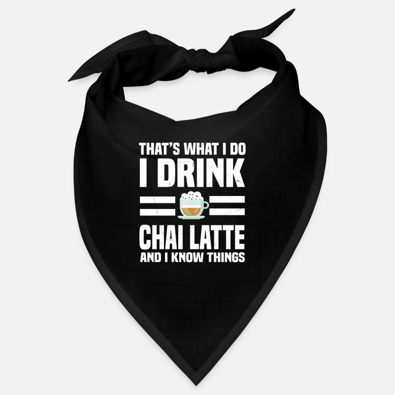 Chai Latte Spruch Bandana