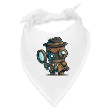 Detektiv-Bot - Bandana - Weiß - Vorne