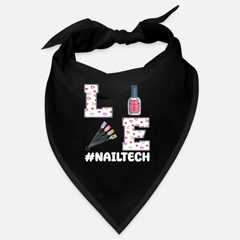 Nageltechnikering Valentinstag Design Bandana