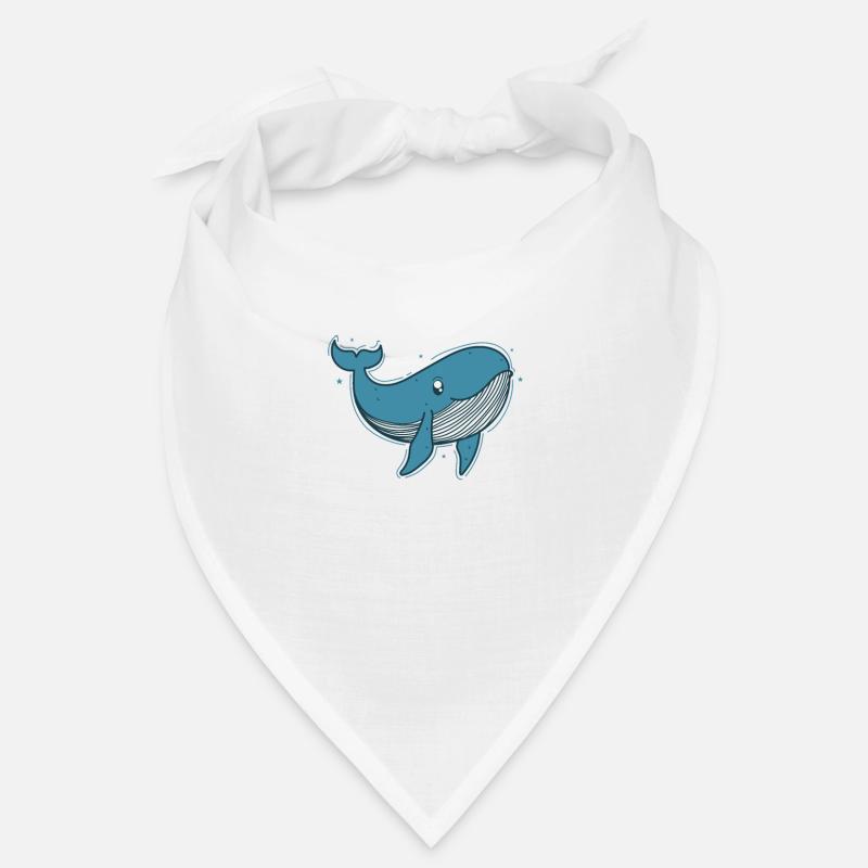 Le rorqual bleu vit dans l’océan aquatique Bandana