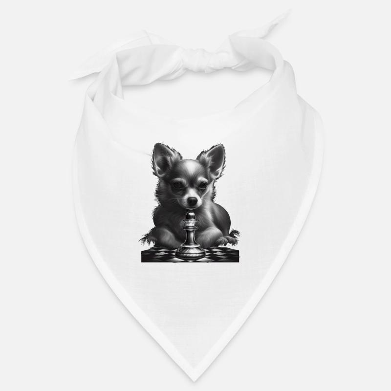 Chihuahua | Chess | Chess Player | Board | Queen | Bandana