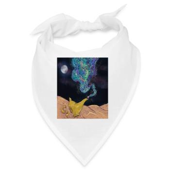 Magische Öllampe - Tausendundeine Nacht - Bandana - Weiß - Vorne