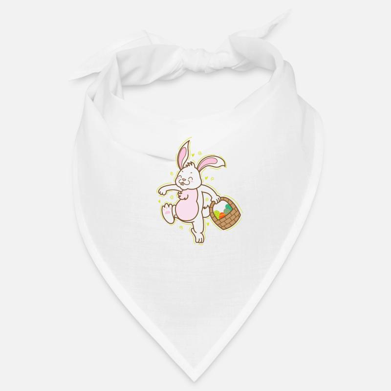 Easter bunny with basket full of Easter egg Bandana