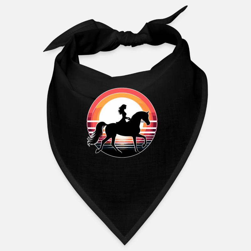 Arabisches Pferd Mädchen Bandana