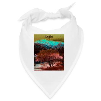 Kyoto, Japan - Bandana - Weiß - Vorne