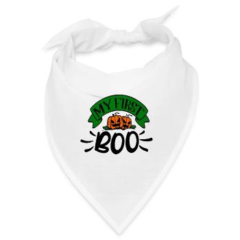 Mein erster Buh - Halloween - Bandana - Weiß - Vorne