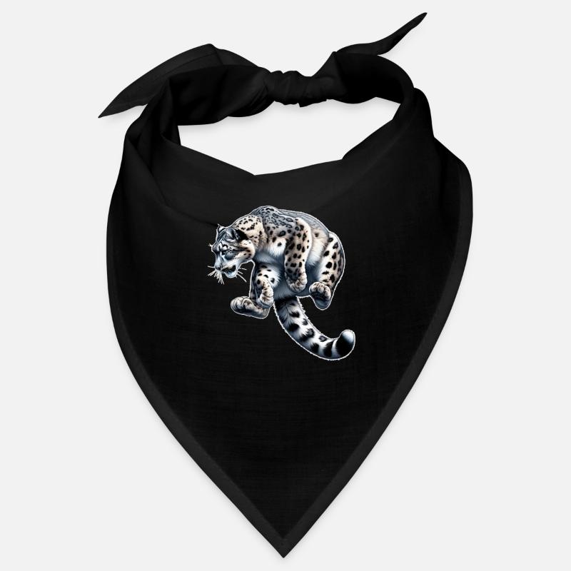 Snow Leopard Leopard White Leopard Bandana
