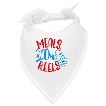 Mahlzeiten auf Rollen - Bandana - Weiß - Vorne