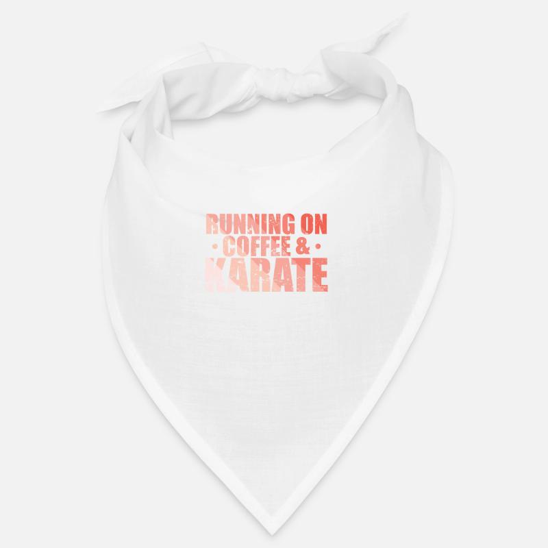 Courir au café et au karaté Bandana