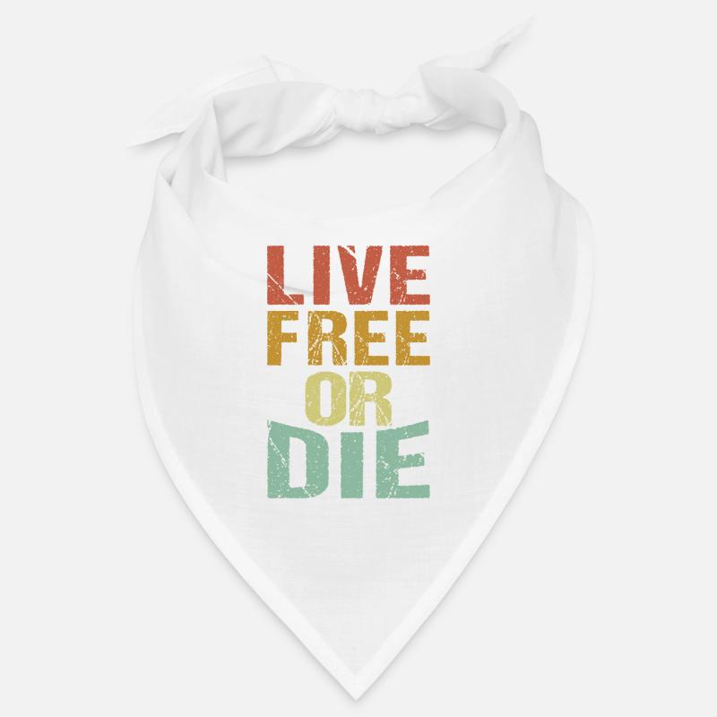 Leben Frei Oder Sterben Retro Nature Vintage Neu Bandana