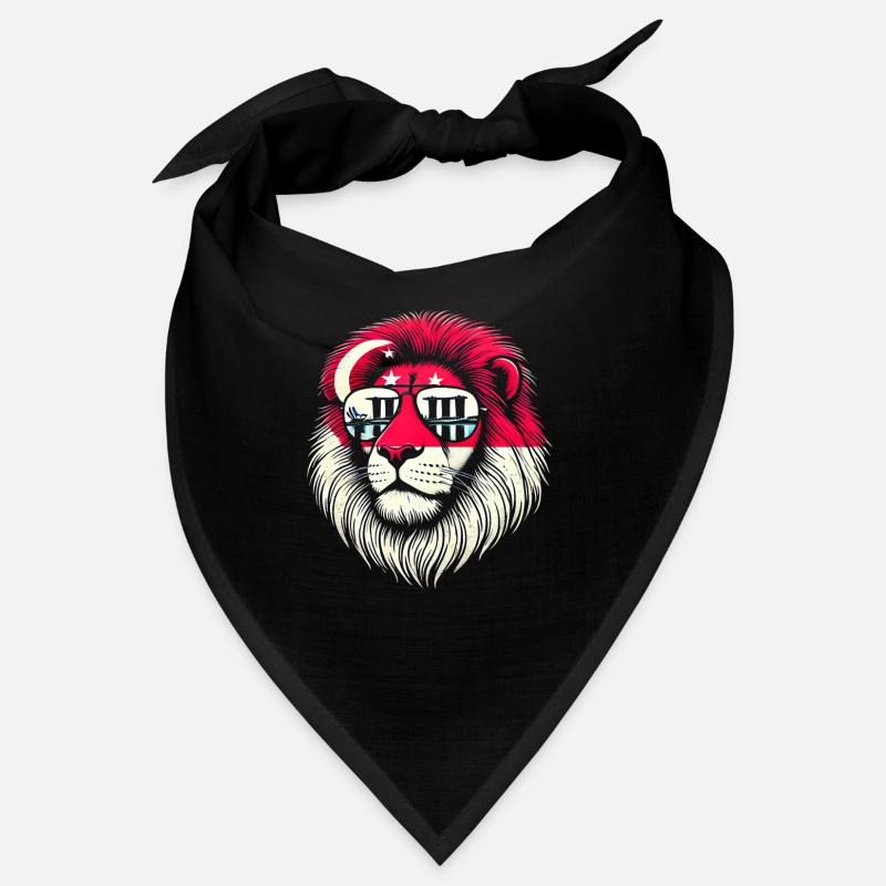 Lion de Singapour Bandana