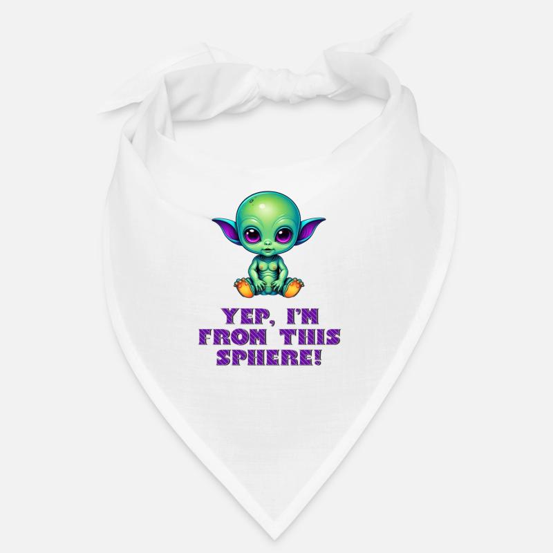 OUI, JE SUIS DE CETTE SPHÈRE ! Mignon bébé extraterrestre Bandana