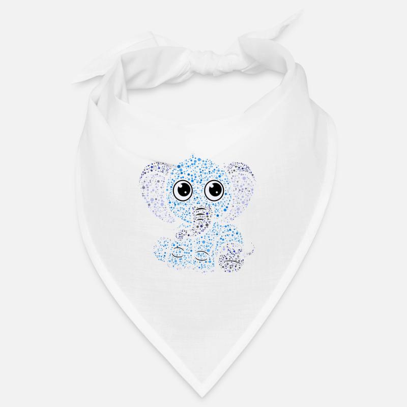Elephant Child Cute Colors Gift Animal Creative Bandana