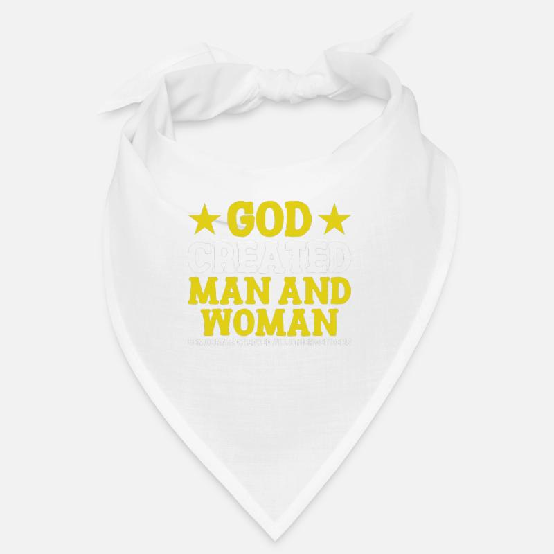 God Created Man Bandana