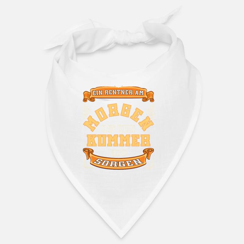 Rentner Ruhestand Spruch Geschenk Alter Mann Humor Bandana