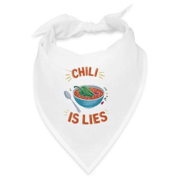 Fragen Sie Mich Nach Meinem Chili Cookoff -Rezept - Bandana - Weiß - Vorne