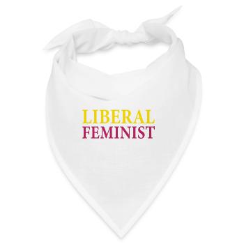 Nach Meiner Liberalen Feministischen Agenda - Bandana - Weiß - Vorne