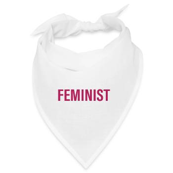 Nach Meiner Liberalen Feministischen Agenda - Bandana - Weiß - Vorne