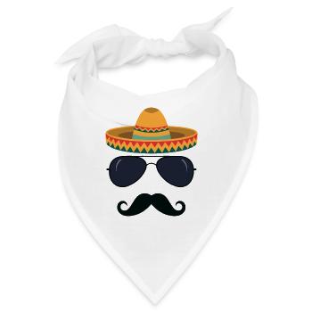 Cinco De Mayo - Bandana - Weiß - Vorne