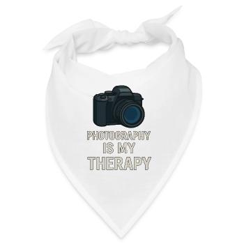 Fotographie Bilder Fotos Kamera Therapie - Bandana - Weiß - Vorne