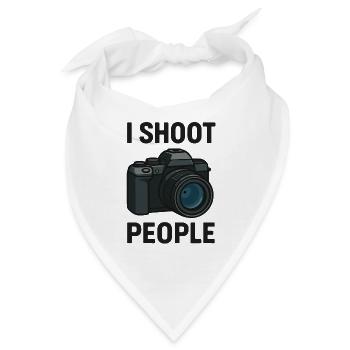 Fotographie Bilder Fotos Kamera Therapie - Bandana - Weiß - Vorne