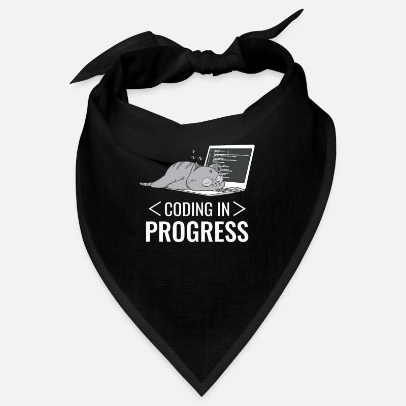 Programming Computer Nerd Cat Bandana