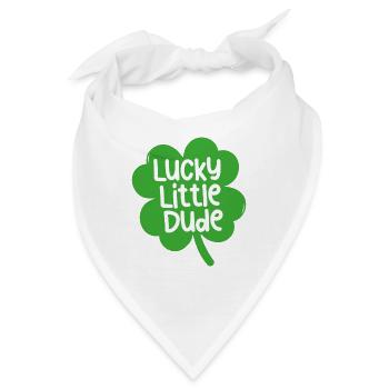 Glücklicher kleiner Kerl - Bandana - Weiß - Vorne