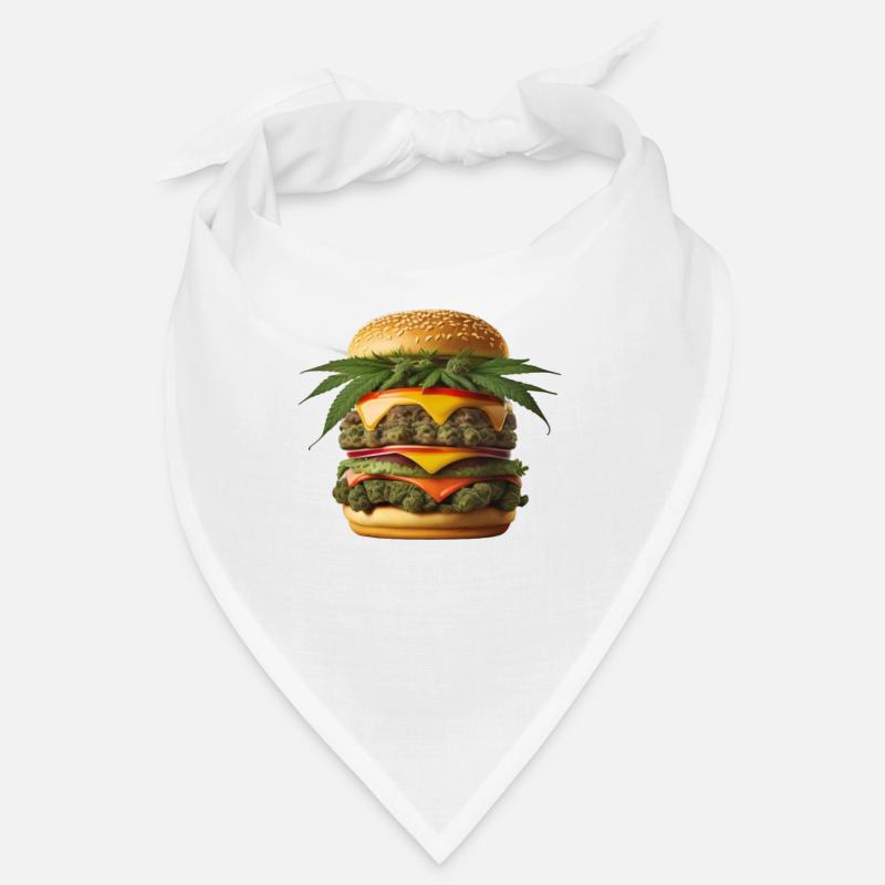 Stoner Burger - Bandana - white